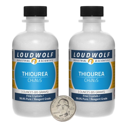 Thiourea - 6 Ounces in 2 Bottles