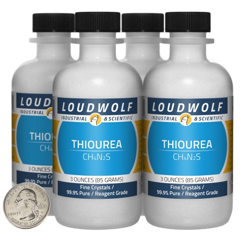 Thiourea - 12 Ounces in 4 Bottles
