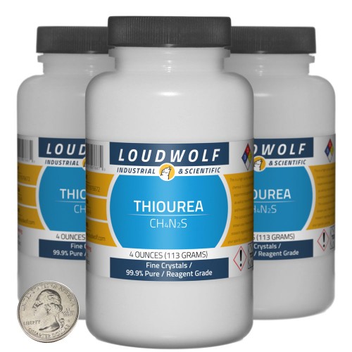 Thiourea - 12 Ounces in 3 Bottles
