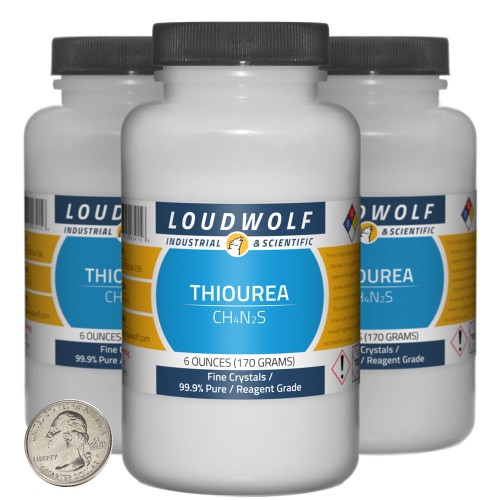 Thiourea - 1.1 Pounds in 3 Bottles