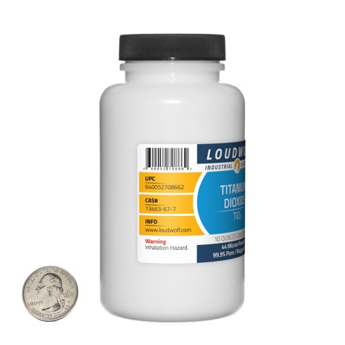 Titanium Dioxide - 1.9 Pounds in 3 Bottles