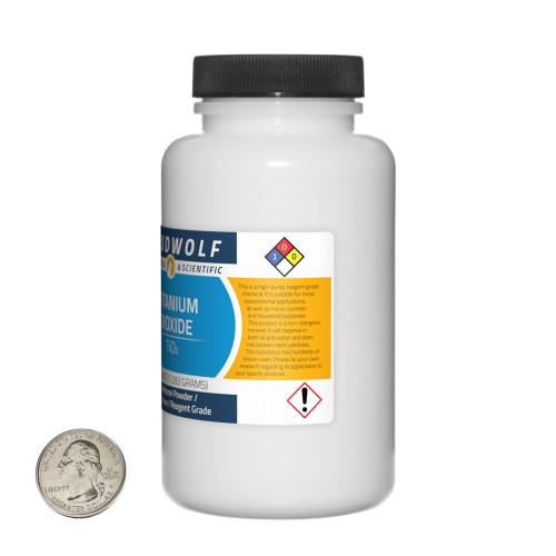 Titanium Dioxide - 1.9 Pounds in 3 Bottles
