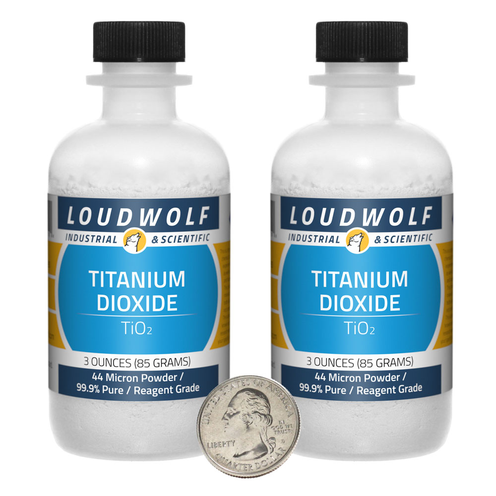 Titanium Dioxide - 6 Ounces in 2 Bottles Titanium Dioxide - 6 Ounces in 2 Bottles