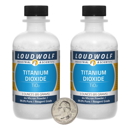 Titanium Dioxide - 6 Ounces in 2 Bottles