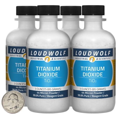 Titanium Dioxide - 12 Ounces in 4 Bottles