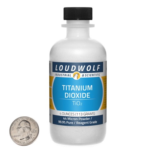 Titanium Dioxide - 4 Ounces in 1 Bottle