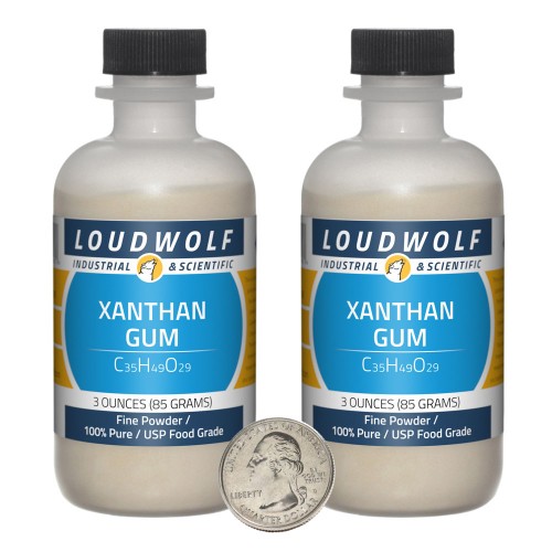 Xanthan Gum - 6 Ounces in 2 Bottles