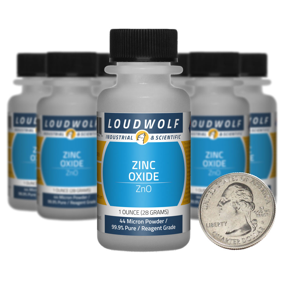 Zinc Oxide - 10 Ounces in 10 Bottles Zinc Oxide - 10 Ounces in 10 Bottles