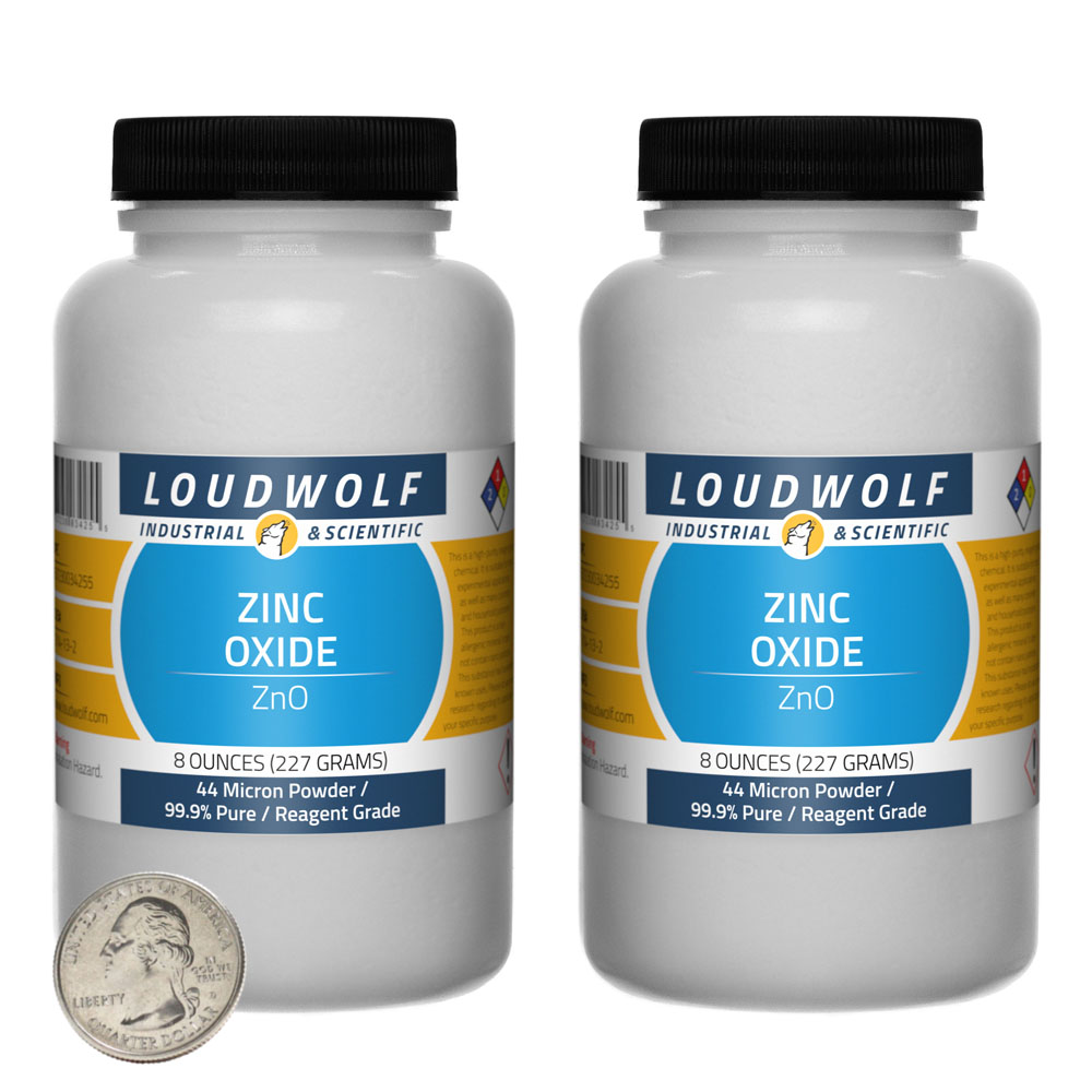 Zinc Oxide - 1 Pound in 2 Bottles Zinc Oxide - 1 Pound in 2 Bottles