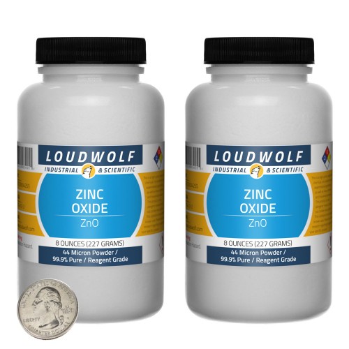 Zinc Oxide - 1 Pound in 2 Bottles Zinc Oxide - 1 Pound in 2 Bottles