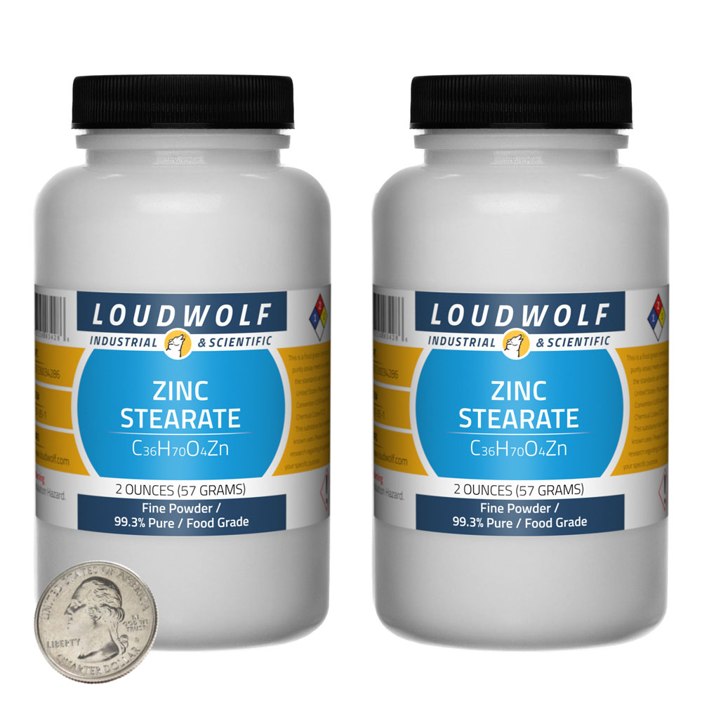 Zinc Stearate - 4 Ounces in 2 Bottles Zinc Stearate - 4 Ounces in 2 Bottles